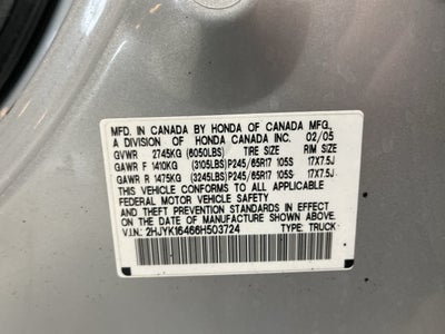 2006 Honda Ridgeline RTS