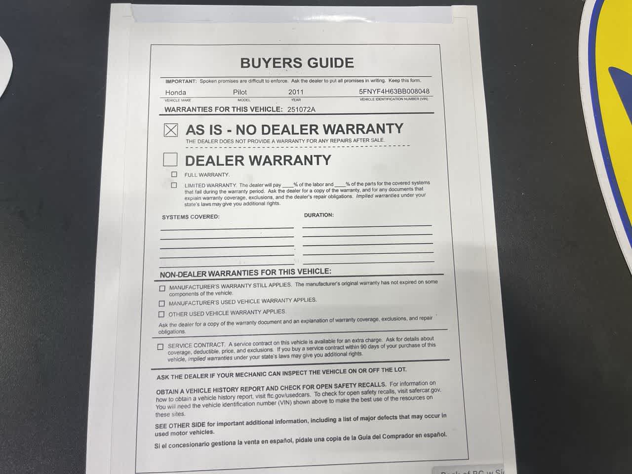 2011 Honda Pilot EX-L