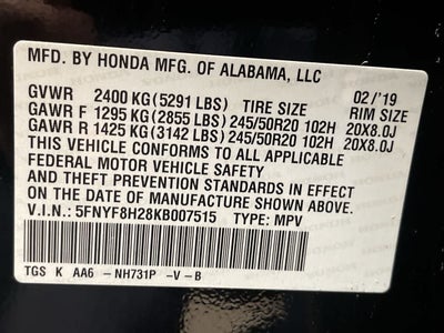 2019 Honda Passport Sport