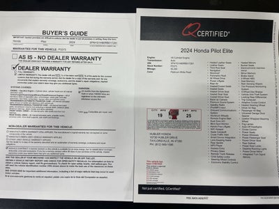 2024 Honda Pilot Elite