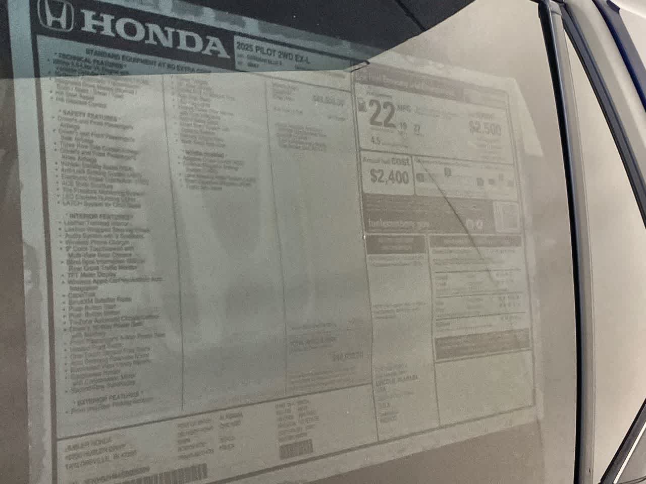 2025 Honda Pilot EX-L