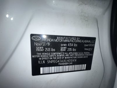 2020 Hyundai Sonata SE