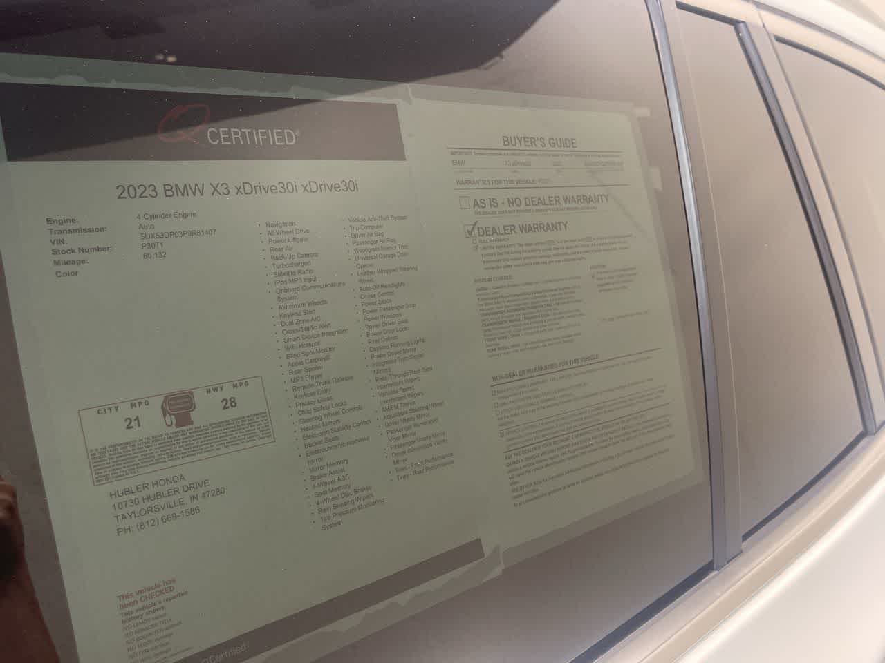 2023 BMW X3 xDrive30i