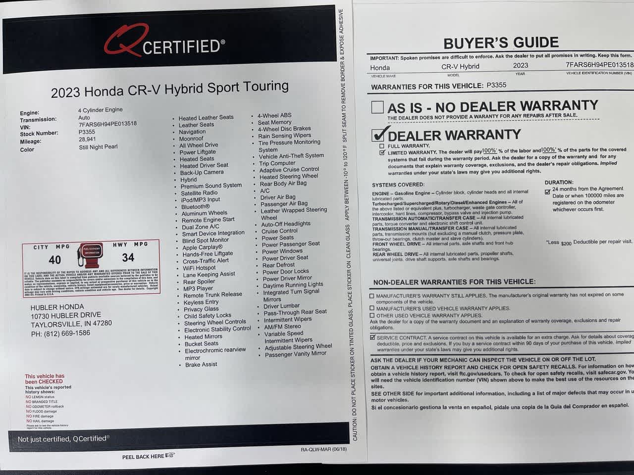 2023 Honda CR-V Hybrid Sport Touring