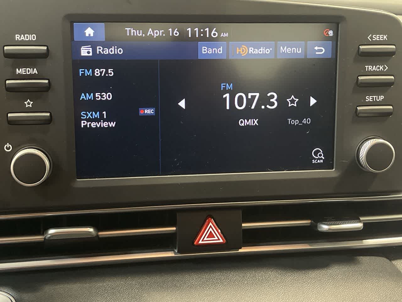 2021 Hyundai Elantra Hybrid Blue