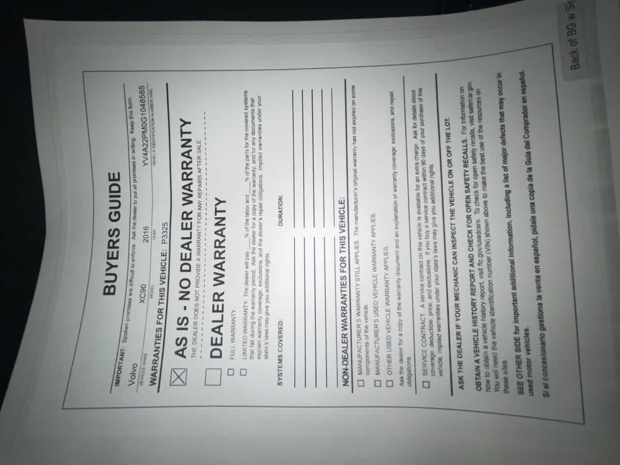 2016 Volvo XC90 T6 R-Design