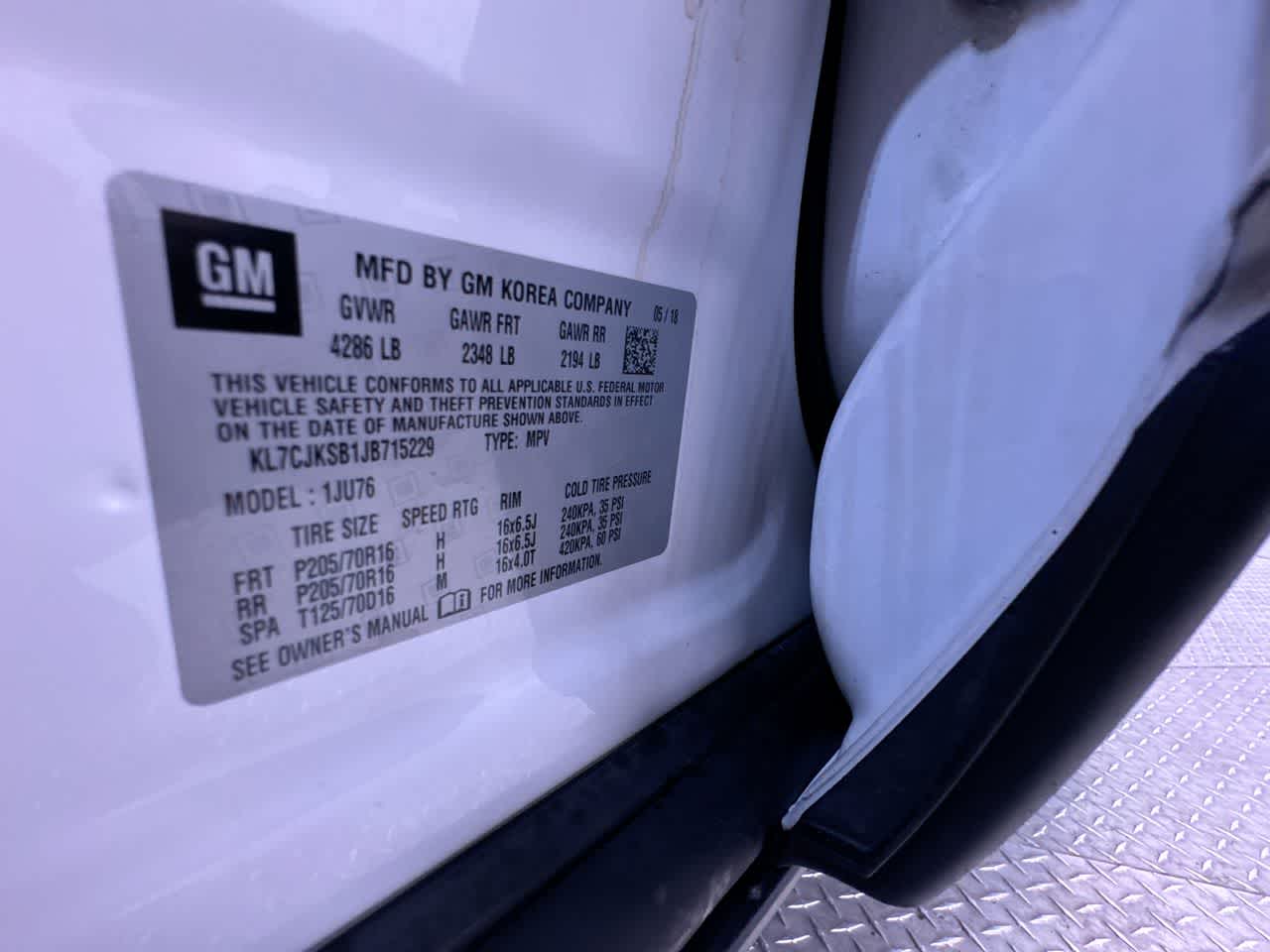 2018 Chevrolet Trax LS