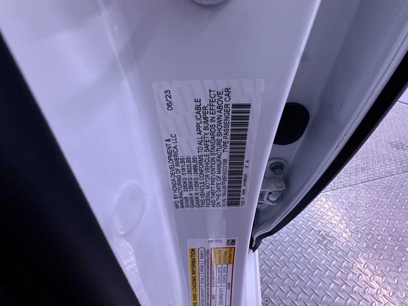 2023 Acura TLX Type S w/Performance Tire