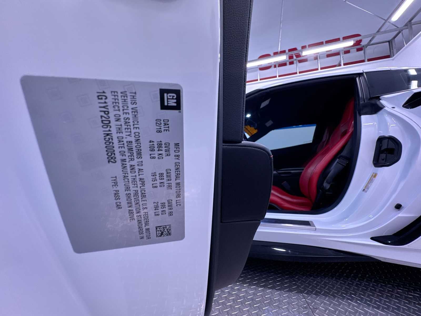 2019 Chevrolet Corvette Z06 1LZ