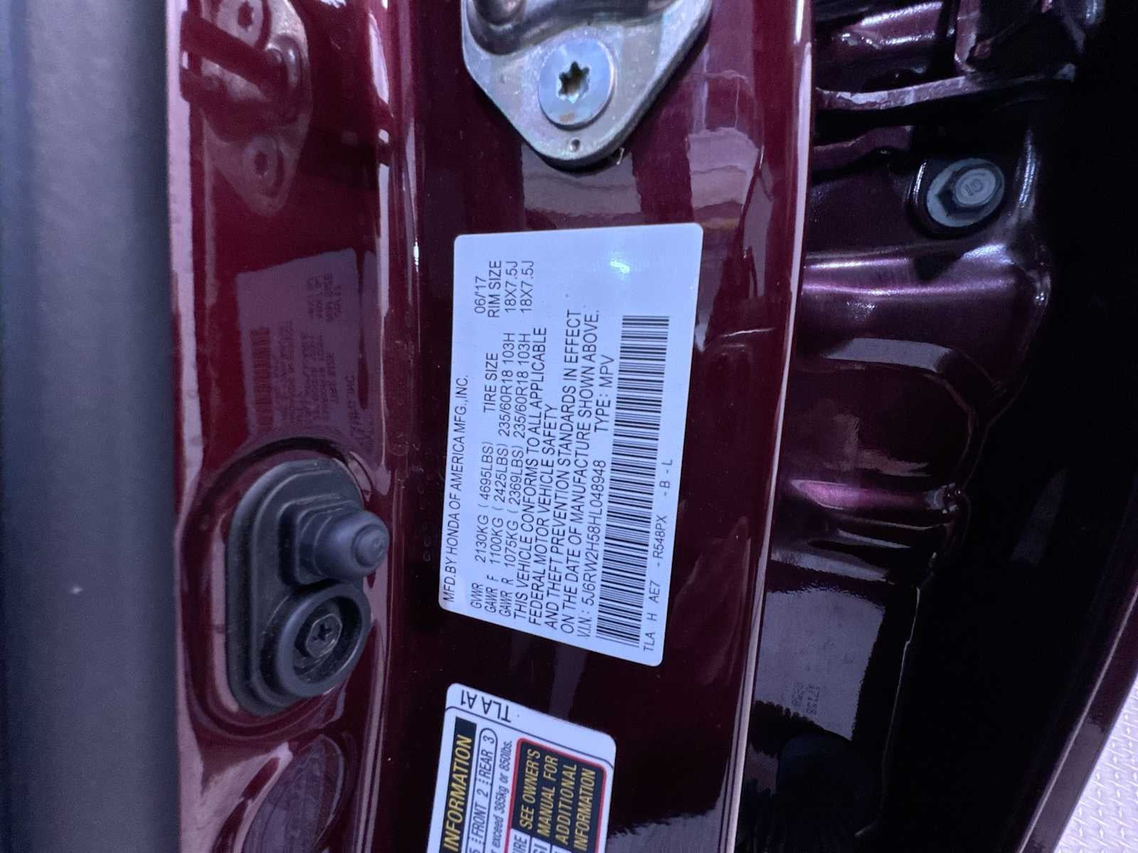 2017 Honda CR-V EX