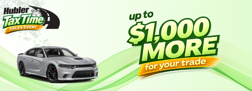 DriveHubler Pre-Owned Tax Time Sales Event